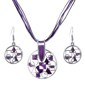 Geometry Jewelry Set (Purple)